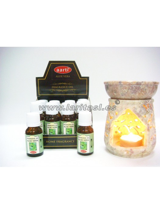 Oleo perfumado Aarti Aloe Vera 15ml (pack 12)